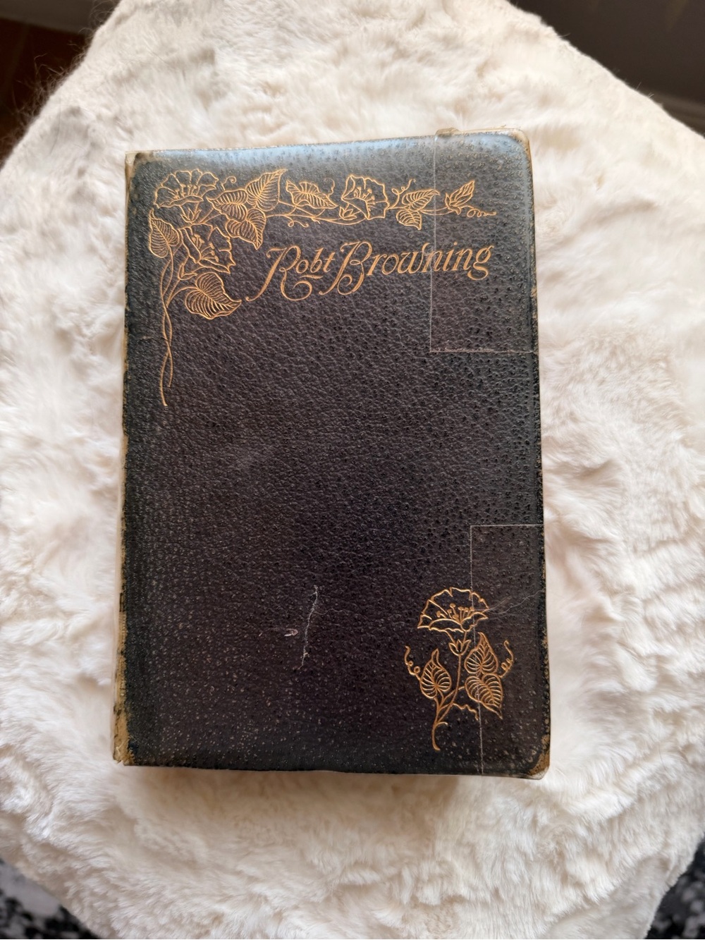Antique 1900s "Poems of Robert Browning" Hardcover Book